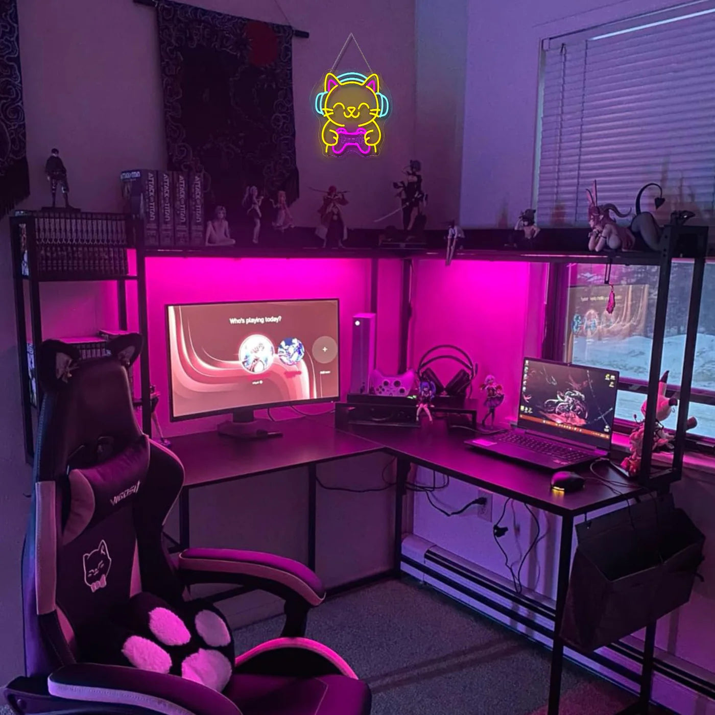 Ineonlife Game Cat Neon Sign