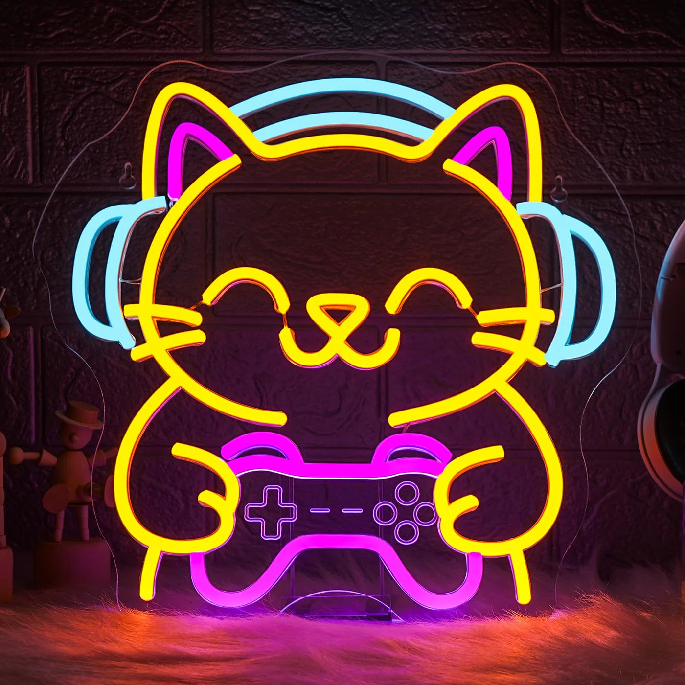 Ineonlife Game Cat Neon Sign