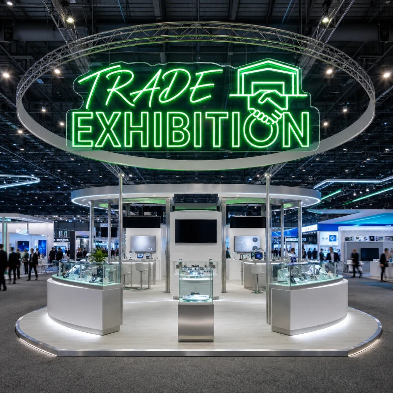 International Trade Exhibition Neon Sign