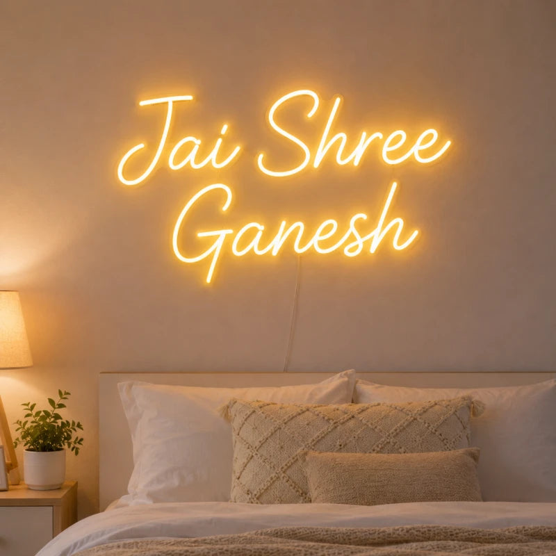 Jai Shree Ganesh LED Neon Lights