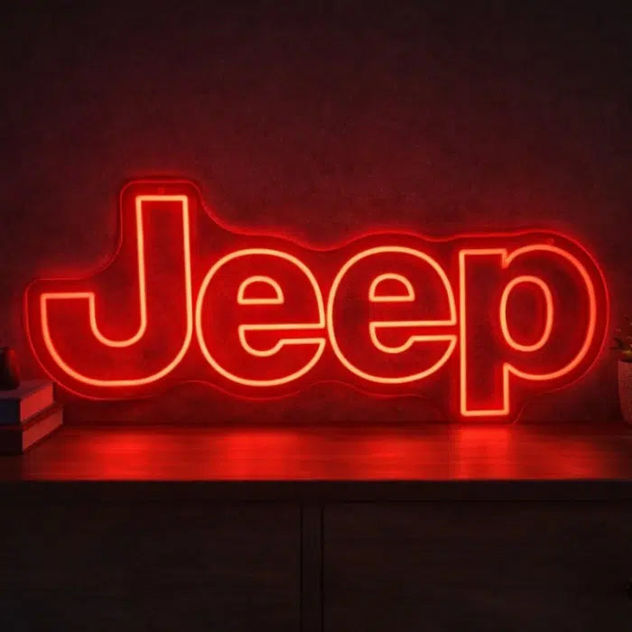 Jeep Logo Neon Sign LED Light