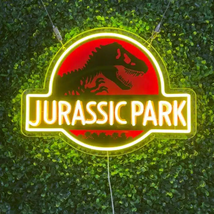 Jurassic Park Logo Neon Sign LED Light