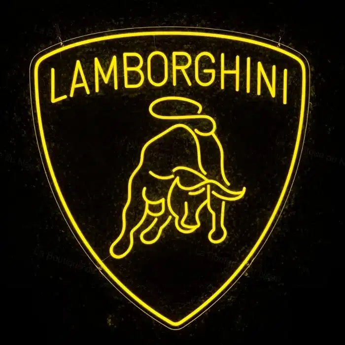 Lamborghini Logo Neon Sign LED Light