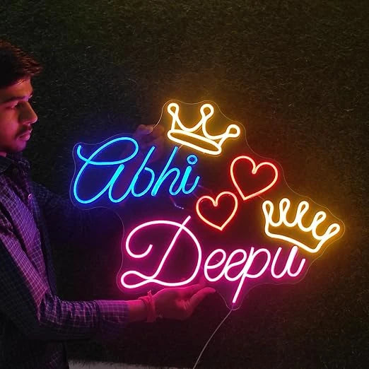 LED Sign Couple Name