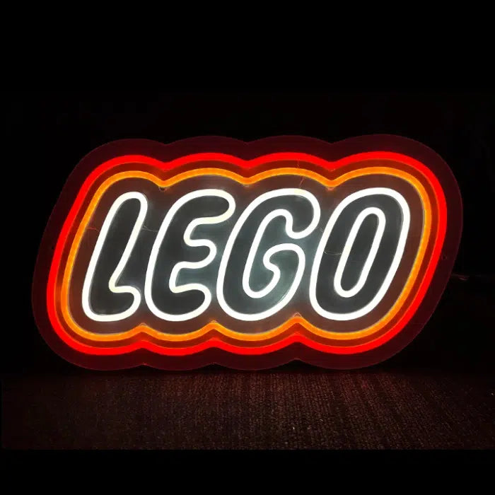 LEGO Logo Neon Sign LED Light