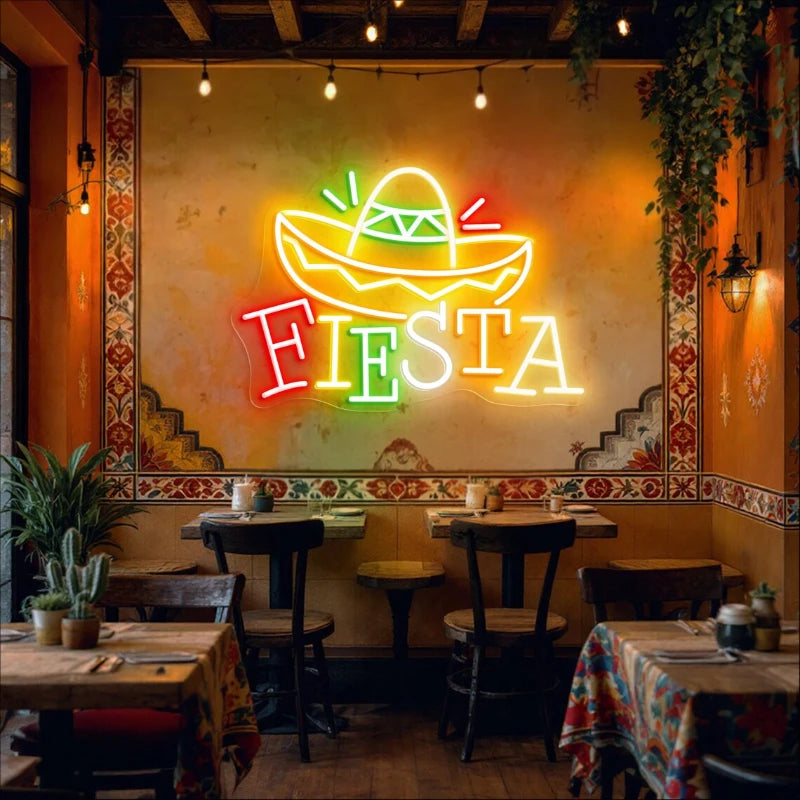 Let's Fiesta Neon Sign
