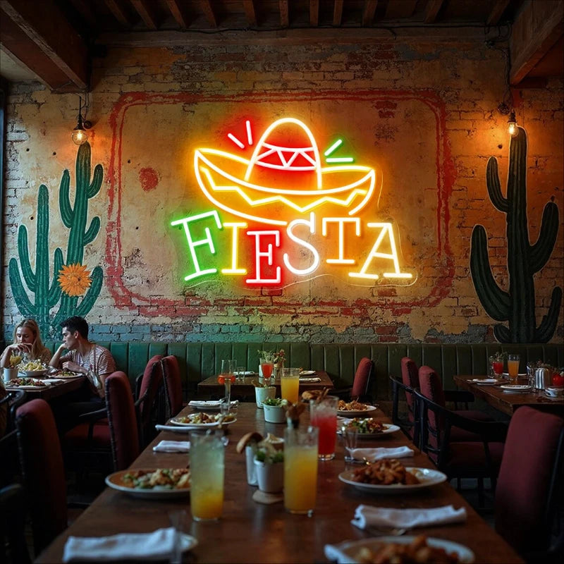 Let's Fiesta Neon Sign