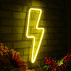 Lightning Bolt Standard Flex Silicone LED Neon Sign