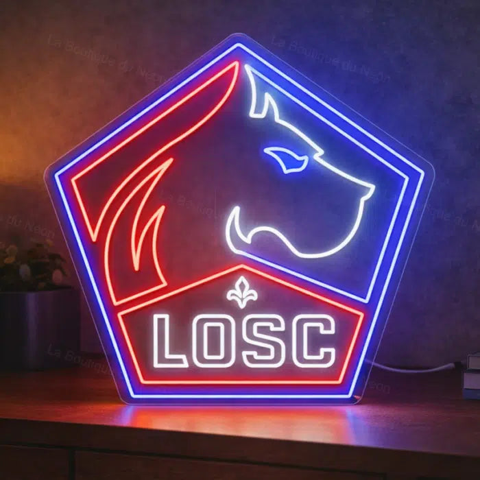 LOSC Lille Logo Neon Sign LED Light