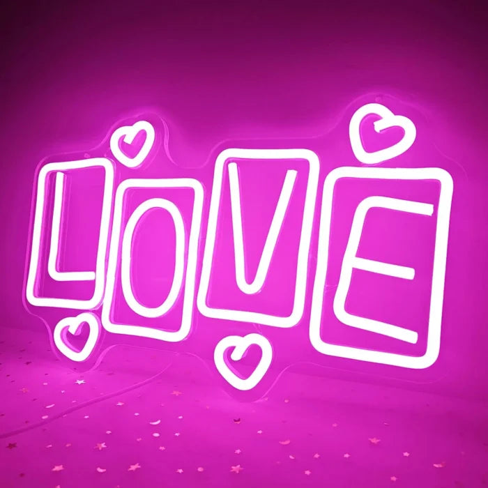 Love Heart LED Neon Sign