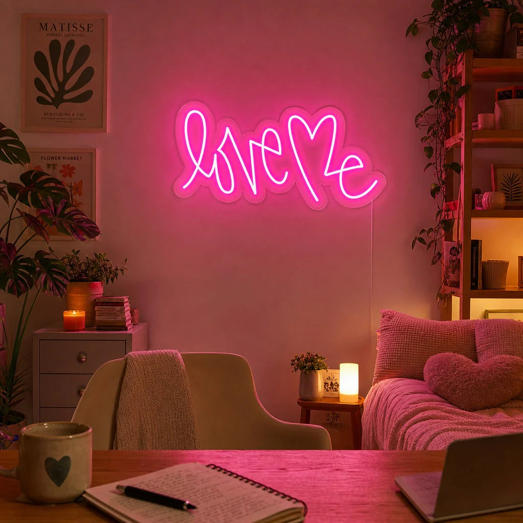 Love Me Neon Sign