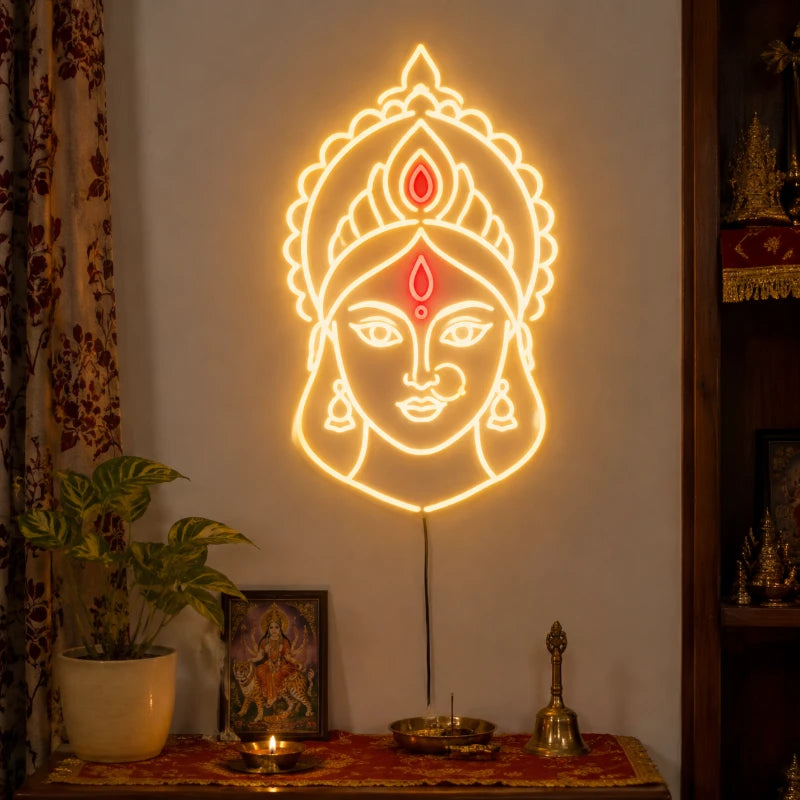 Maa Durga LED Gleam Art