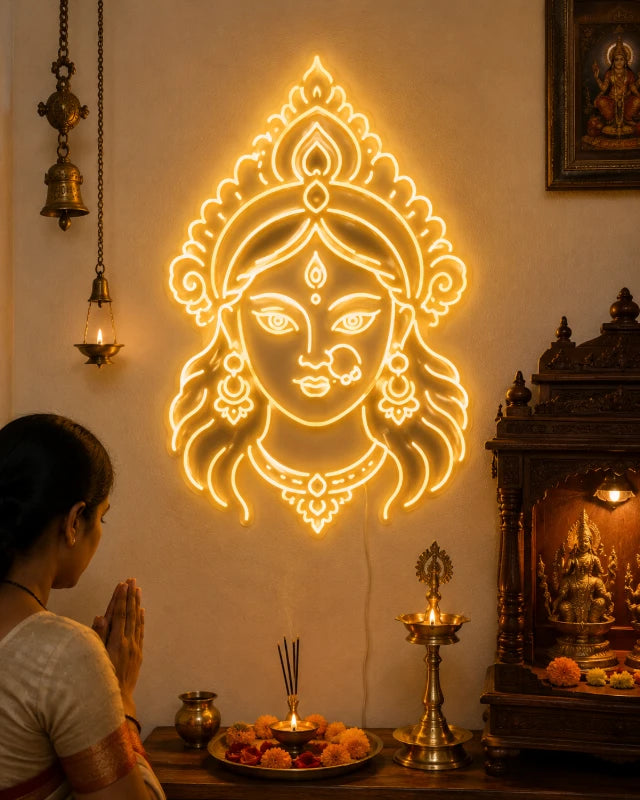 Maa Durga Neon LED Sign