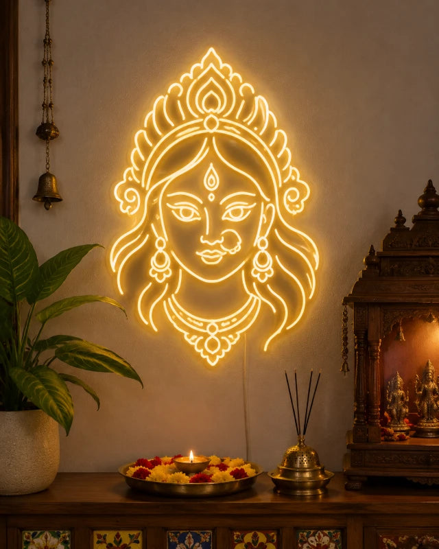 Maa Durga Neon LED Sign