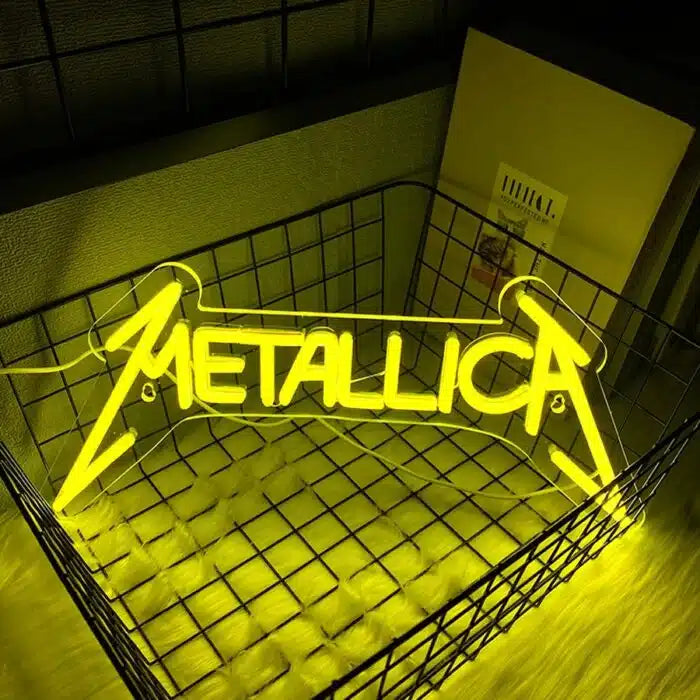 Metallica Logo Neon Sign LED Light
