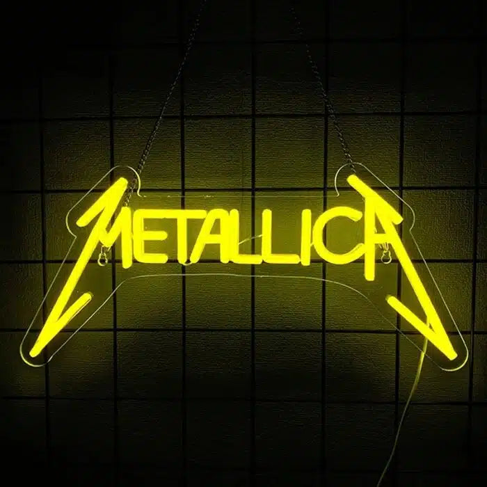 Metallica Logo Neon Sign LED Light