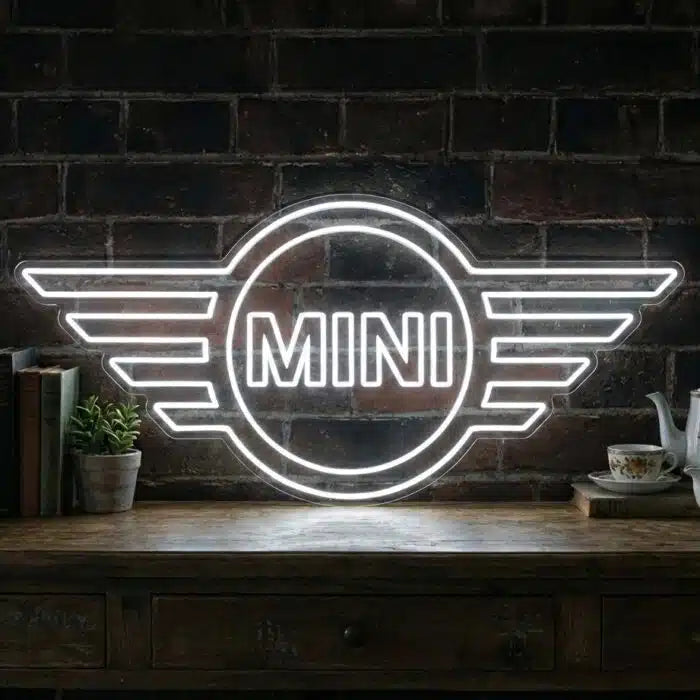 MINI Logo Neon Sign LED Light