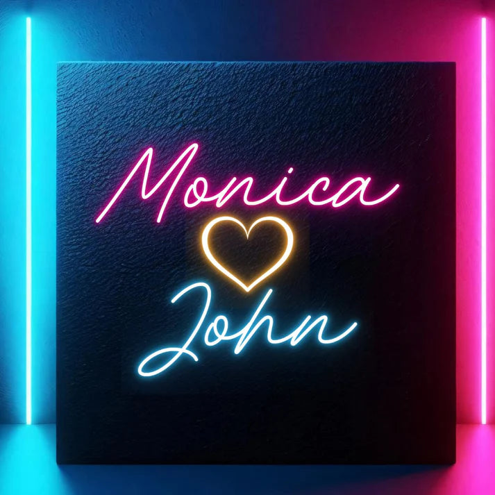 Monica Love John LED Neon Sign
