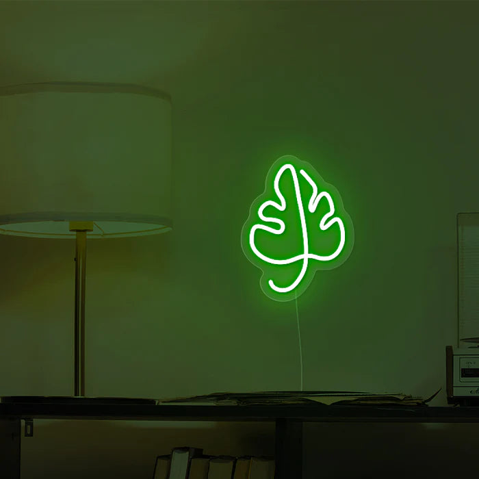 Monstera Leaf LED Neon Sign