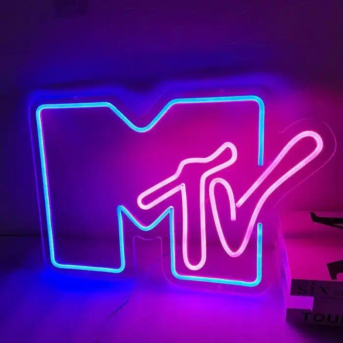 MTV Logo Neon Sign LED Light