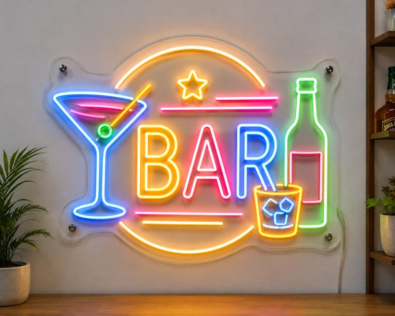 Multi Color LED Neon BAR Sign