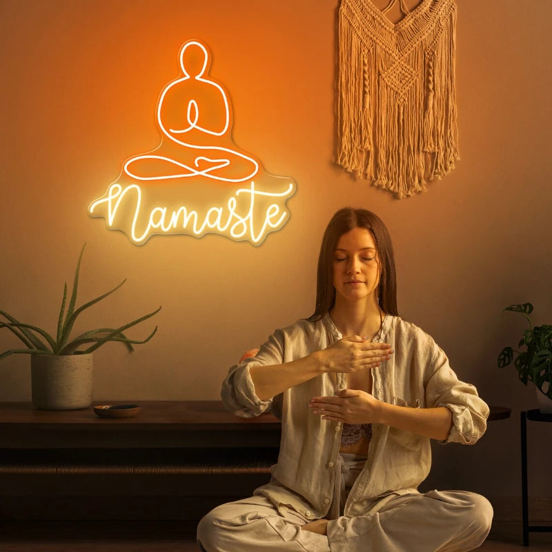 Namaste Neon Sign