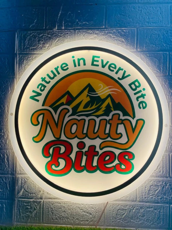 Nature S Bite acrylic Neon Sign