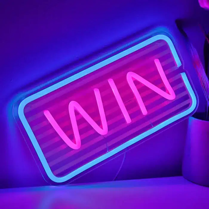 Neon Game Win