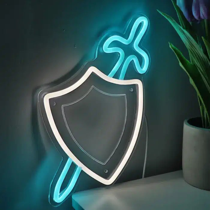 Neon Sword And Shield
