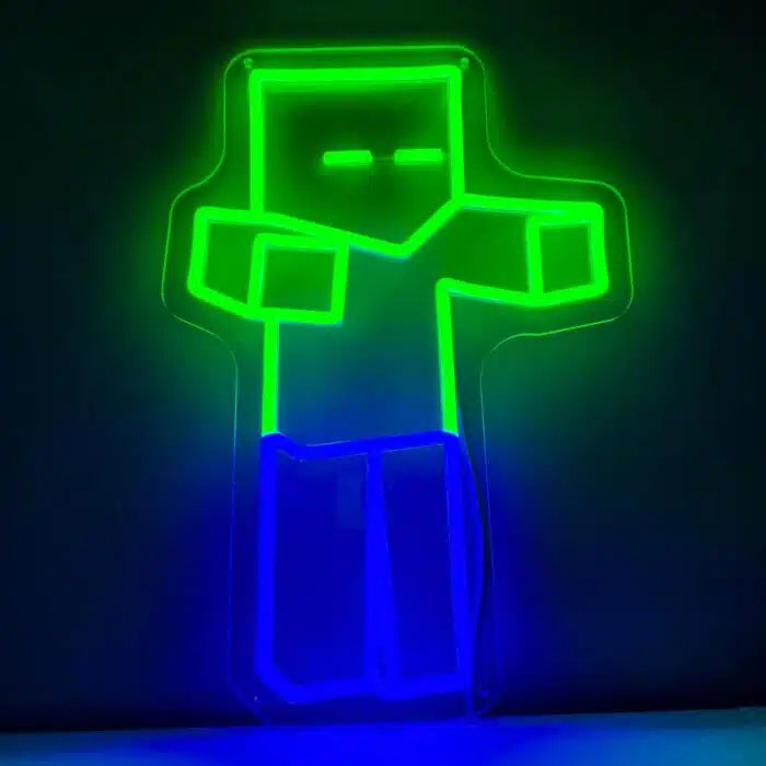 Neon Zombie Minecraft