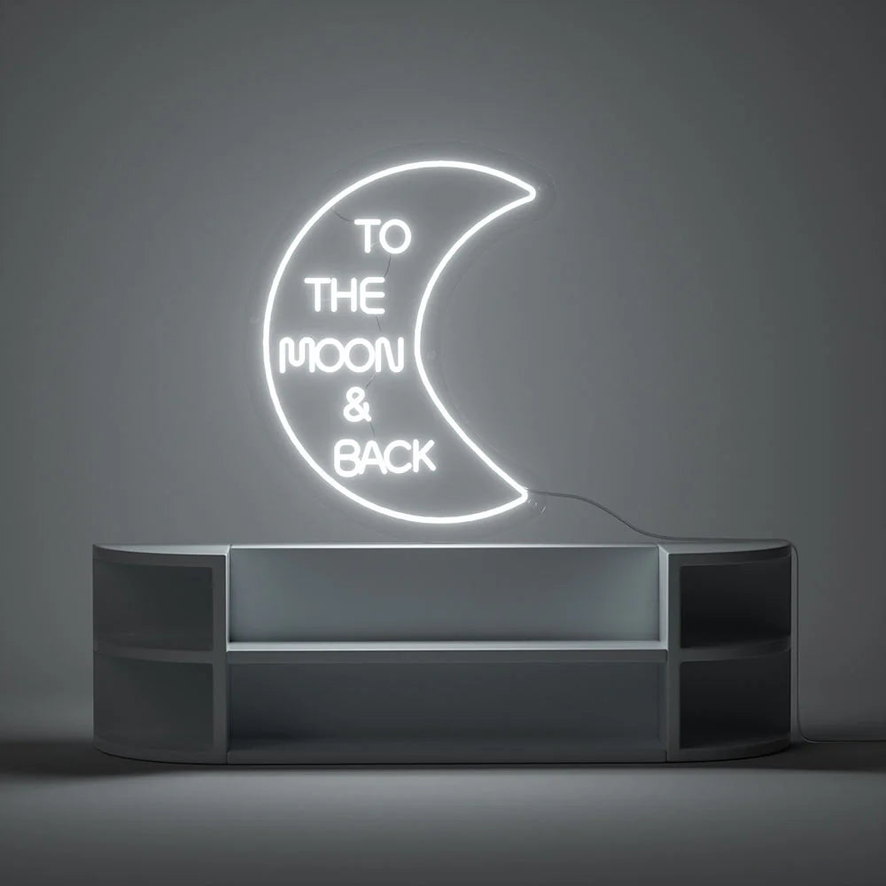 Forever To The Moon & Back Neon Sign