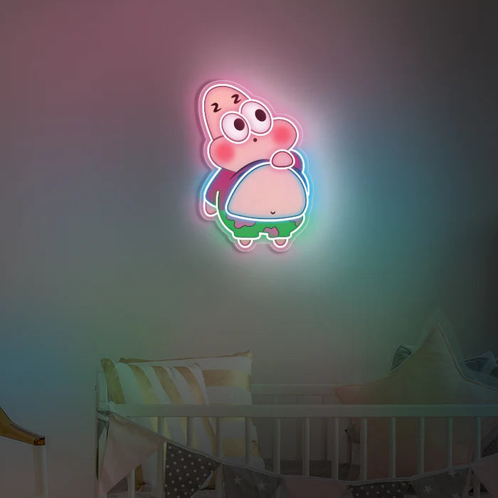 Patrick Star UV Printing Neon Sign