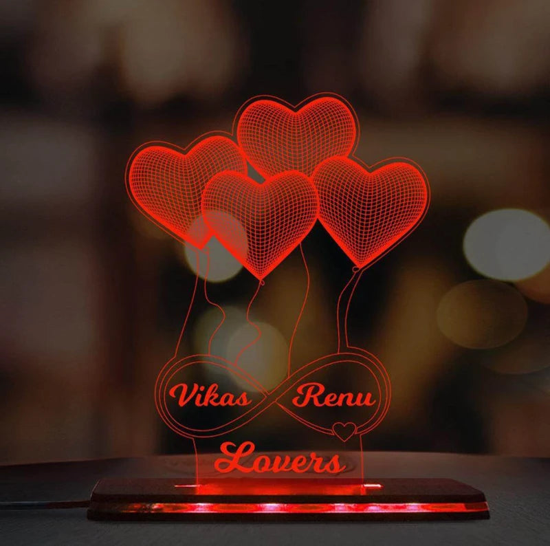 Personalized Acrylic Engraving LED Lamp