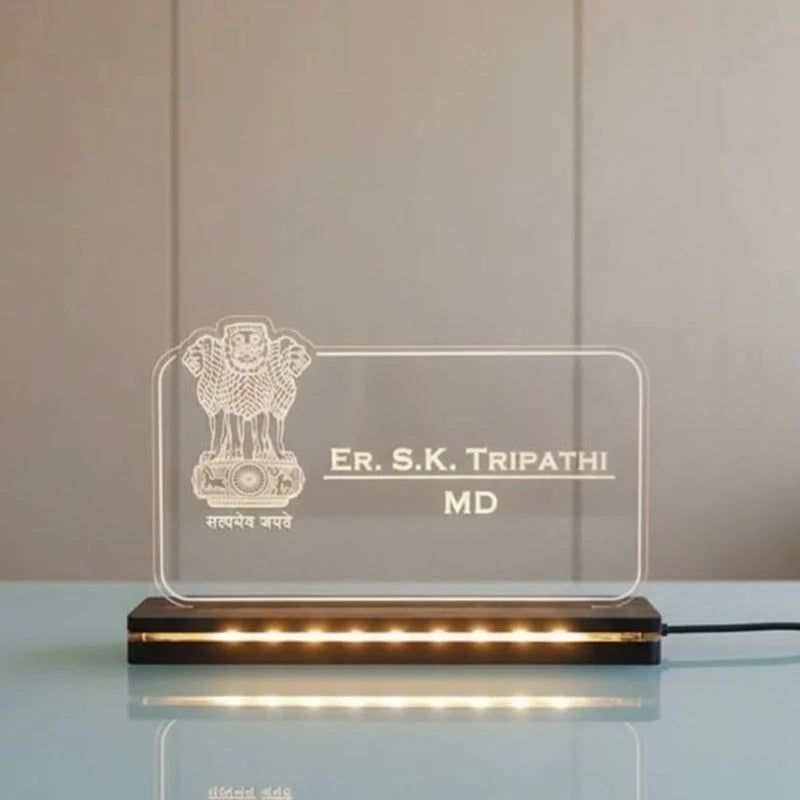 Personalized Acrylic LED Name Plate