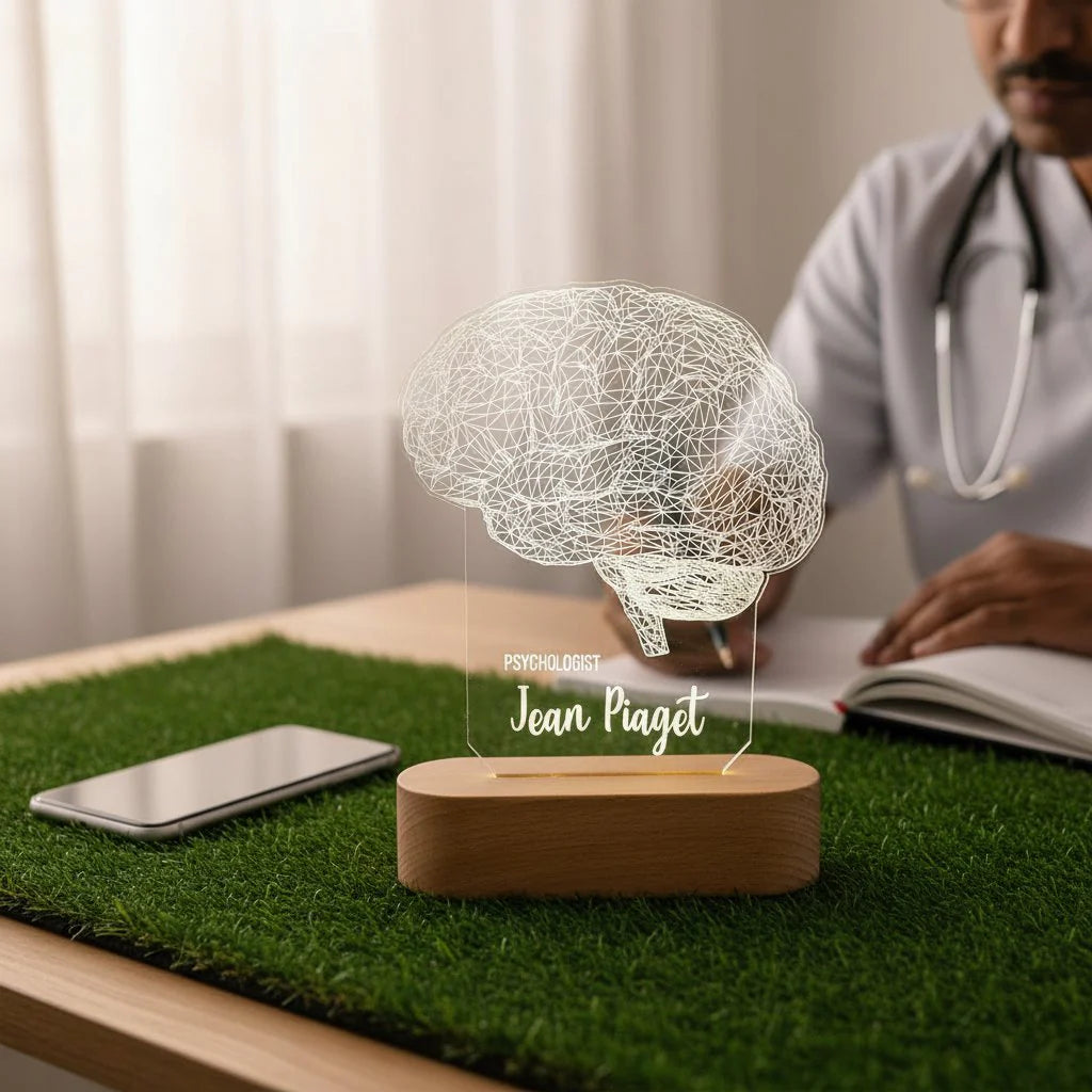 Personalized Brain LED Desk Lamp Neurologist