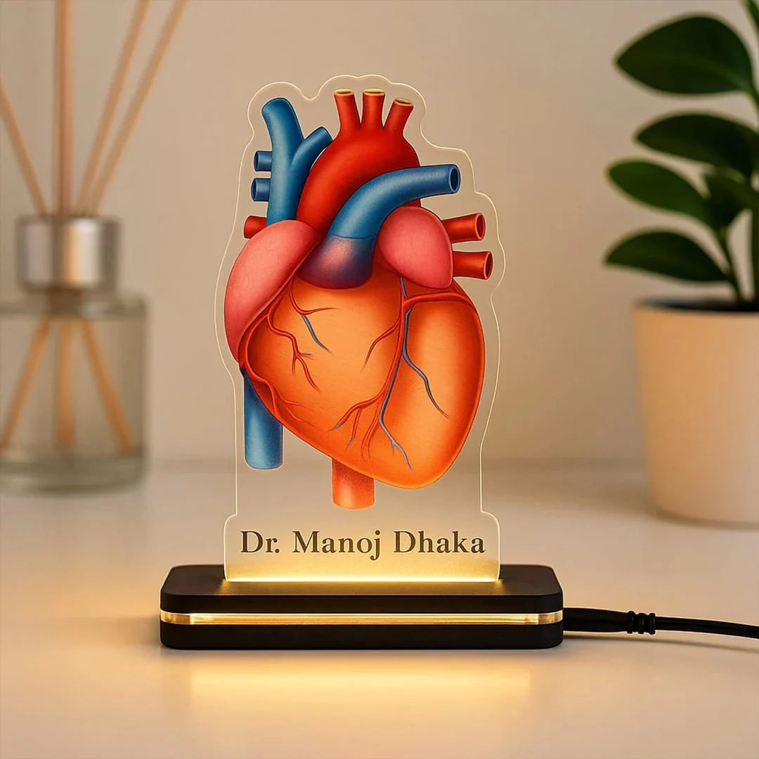 Personalized Doctor Heart LED Light
