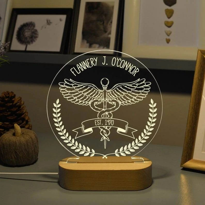 Personalized Doctor LED Table Lamp