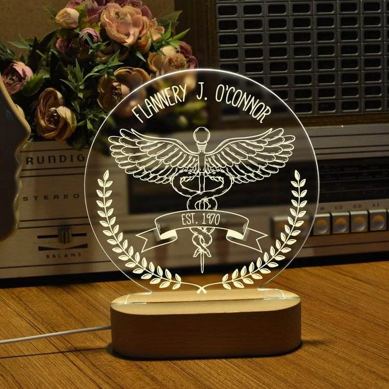 Personalized Doctor LED Table Lamp