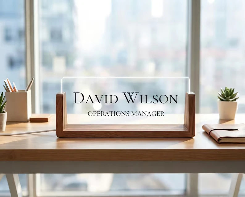 Personalized LED Acrylic Name Plate