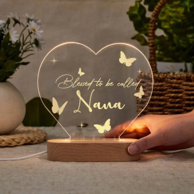 Personalized LED Night Lamp