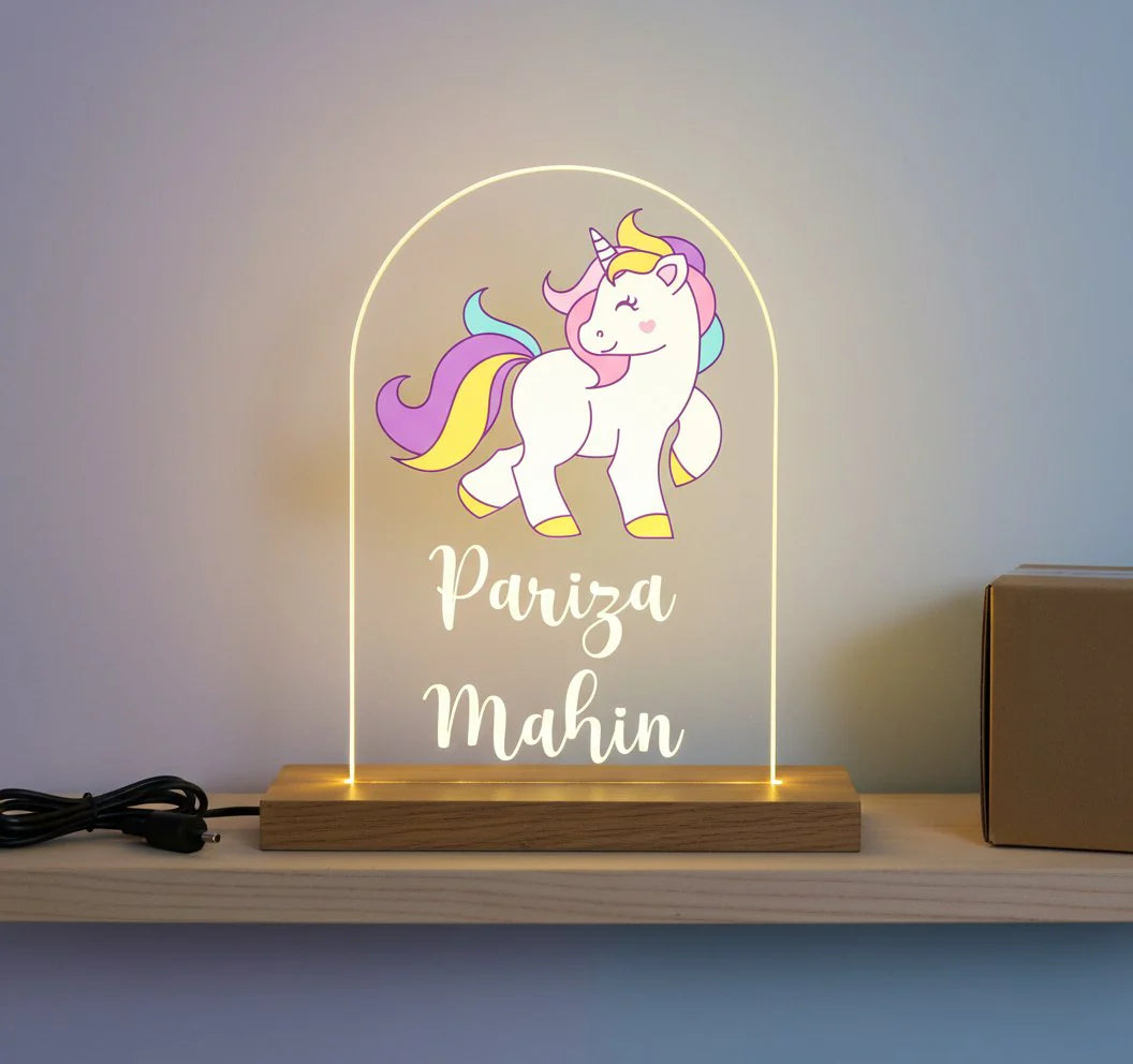 Personalized Unicorn LED Table Lamp