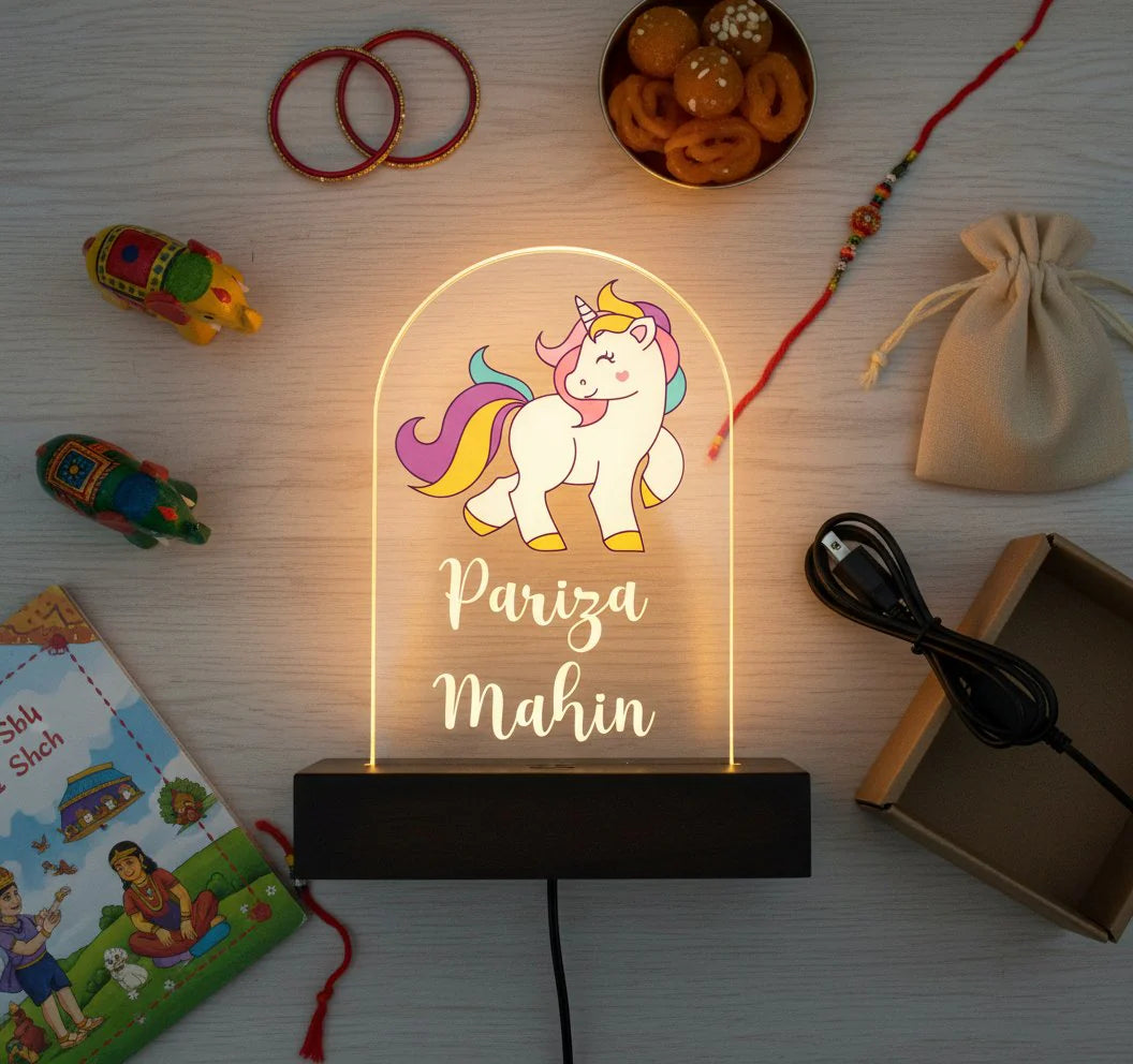 Personalized Unicorn LED Table Lamp