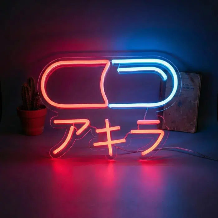 Pilule Akira Neon Sign LED Light
