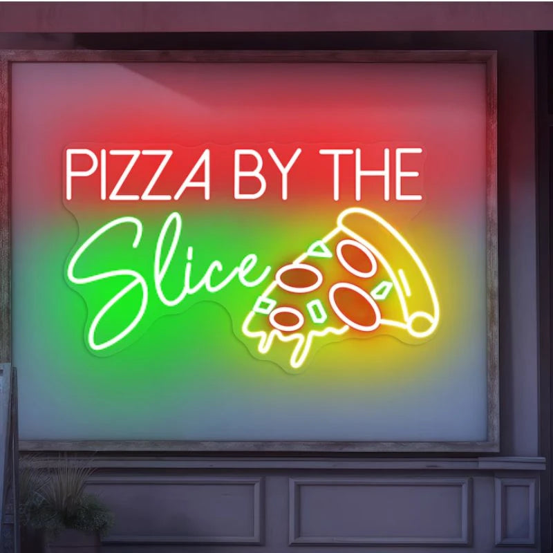 Pizza By The Slice LED Neon Light