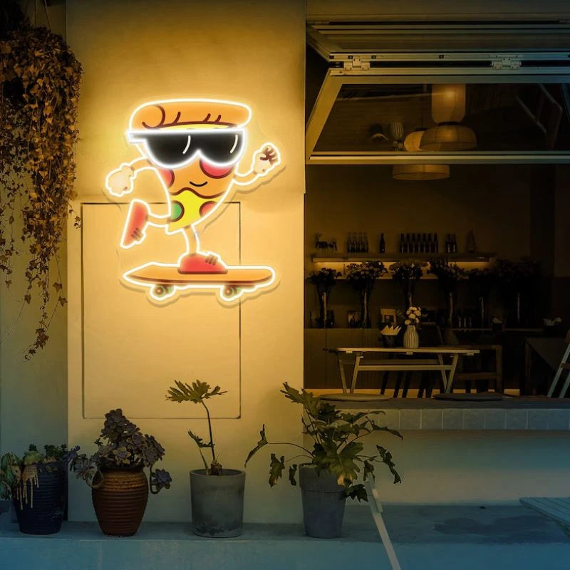 Pizza Sign Restaurant LED Neon