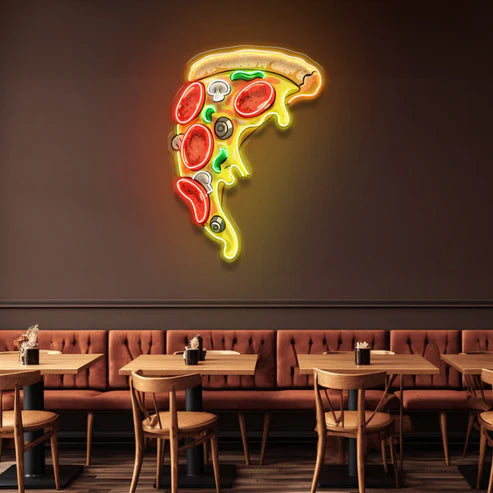 Pizza Slice Neon Sign LED