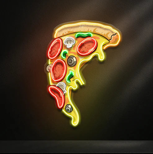 Pizza Slice Neon Sign LED