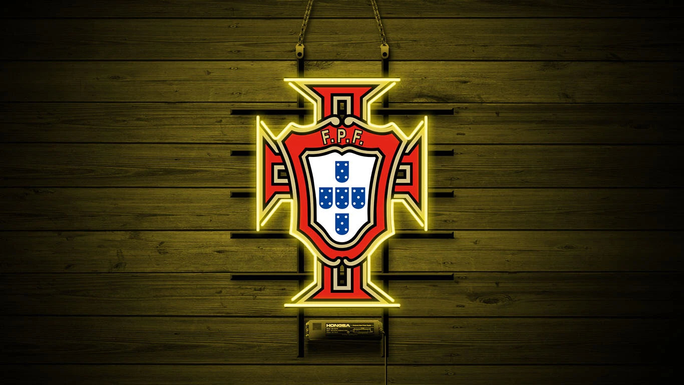 Portugal Logo Neon Sign LED Light