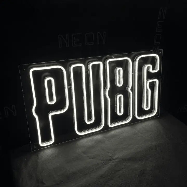 PUBG Logo Neon Sign LED Light