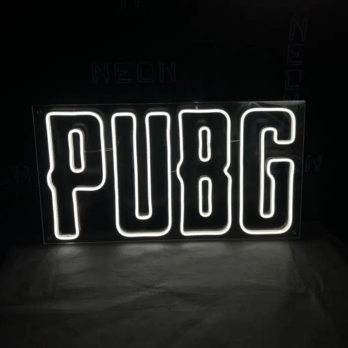 PUBG Logo Neon Sign LED Light